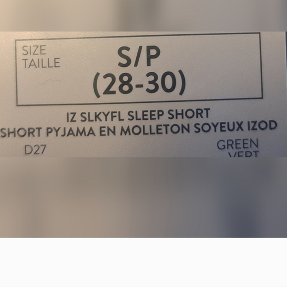 Brand New IZOD Men's Blue Hockey Stick Silky Fleece Patterned  Sleep Shorts - Picture 3 of 3